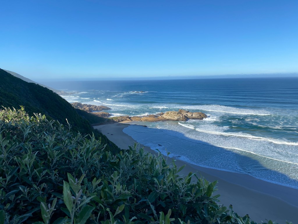 Stunning coastal views on Fisherman's Walk hike in Brenton-on-sea