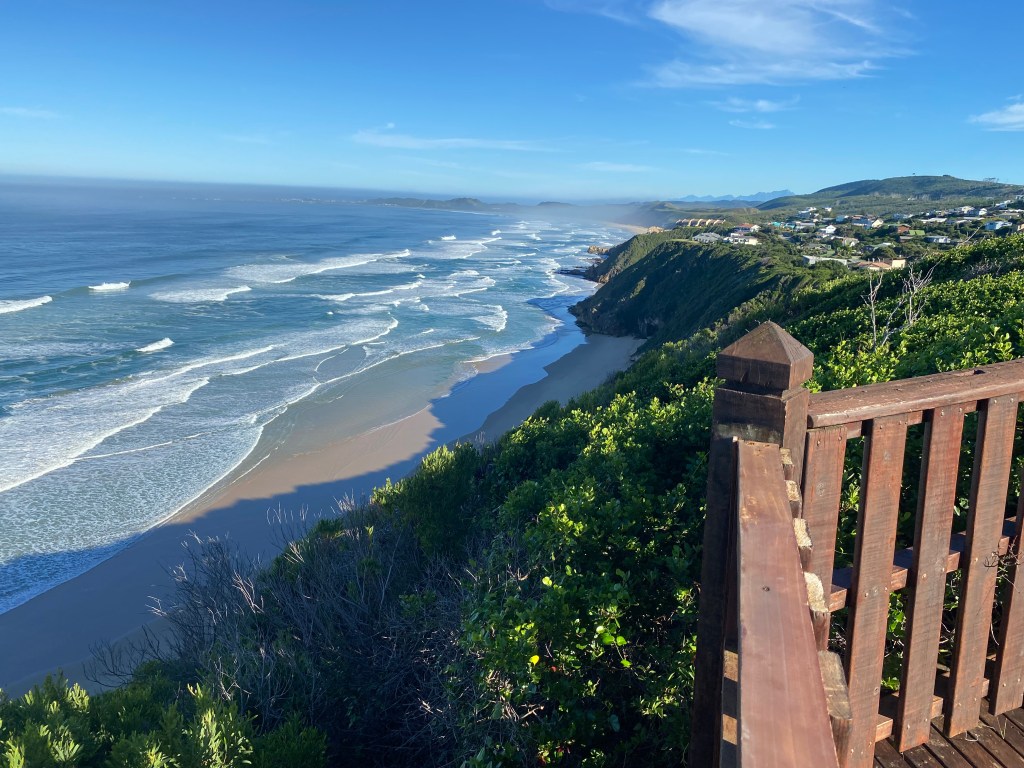 Viewing deck on Fisherman's Walk provide incredible ocean views across to Buffalo Bay