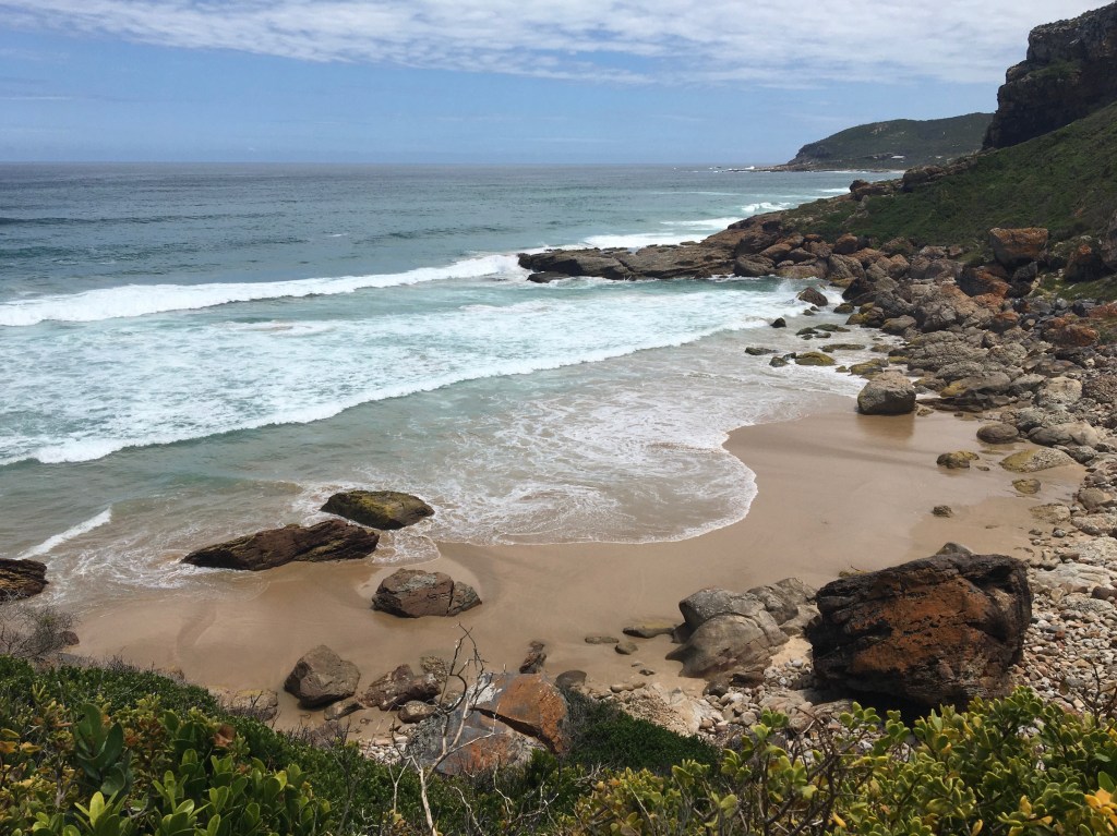 One of the beaches to visit when hiking at Robberg Nature Reserve