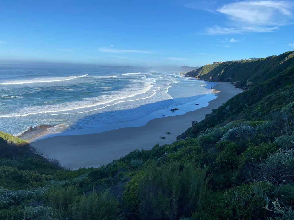 Sandy bay is the destinaction on the Fisherman's Walk trail in Brenton-on-sea