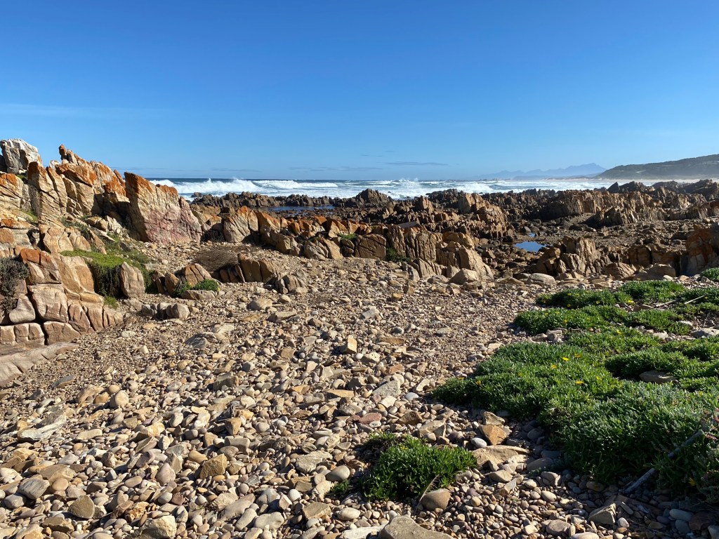 Coloured rocks at Buffalo Bay's Wildside beach