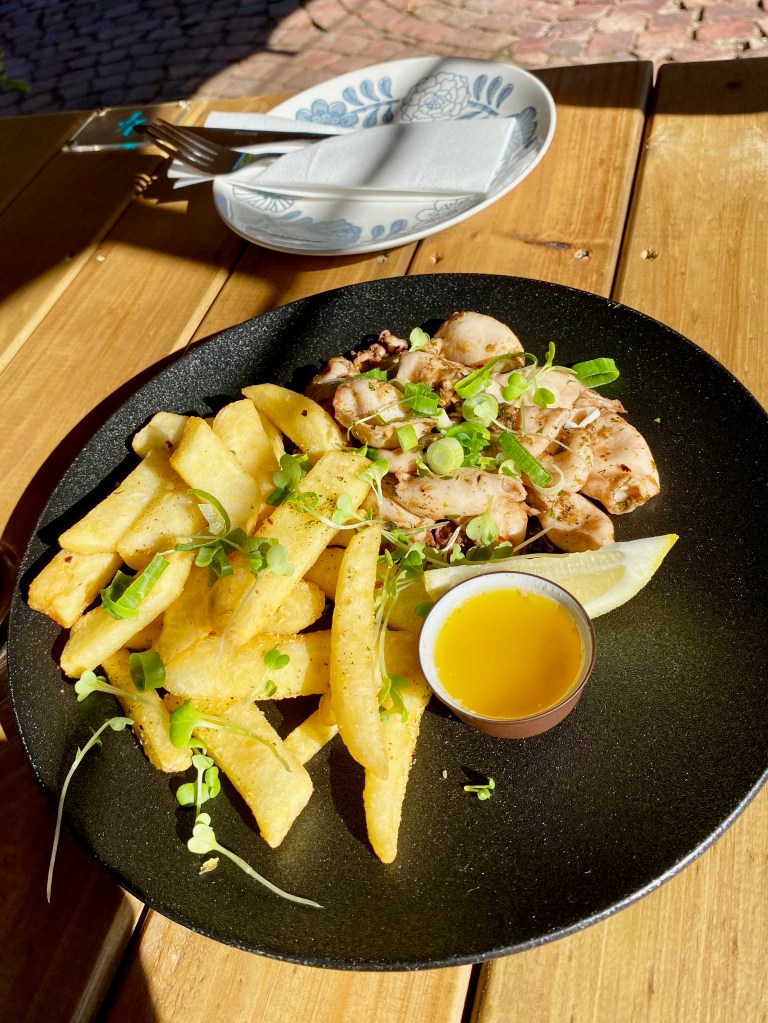 Scrumptious Patagonian squid from The Urban Girl outside Knysna