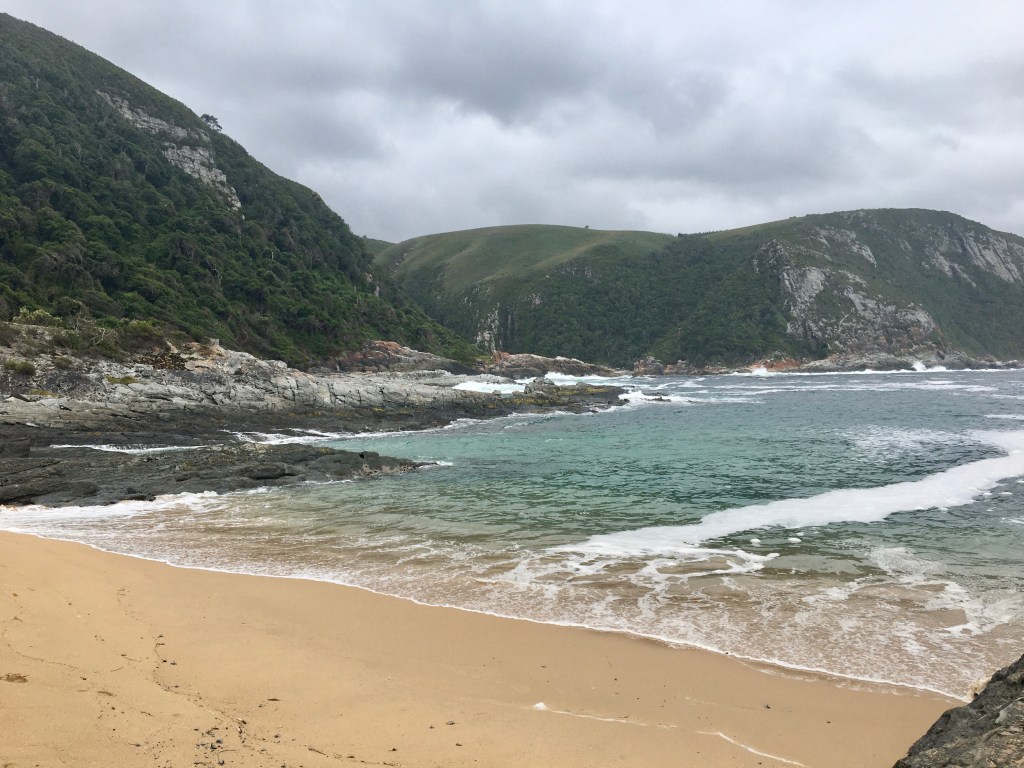 View of the Storm's River Mouth in Tsitsikamma National Park in the Garden Route