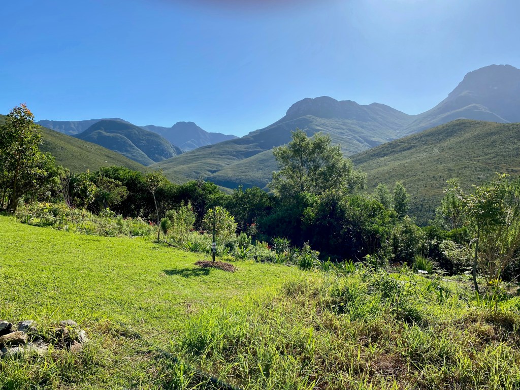 The Outeniqua Mountains as seen from the Old Toll House on Montagu Pass outside George