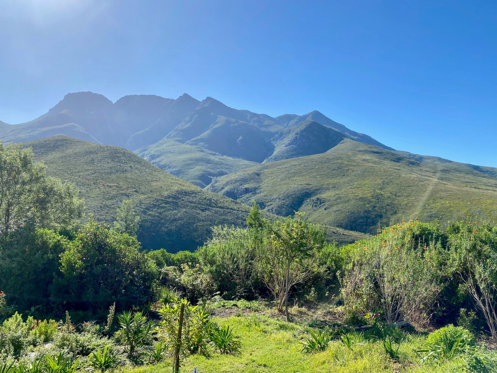 Outeniqua Mountains surrounding the Old Toll House on Montagy Pass outside George