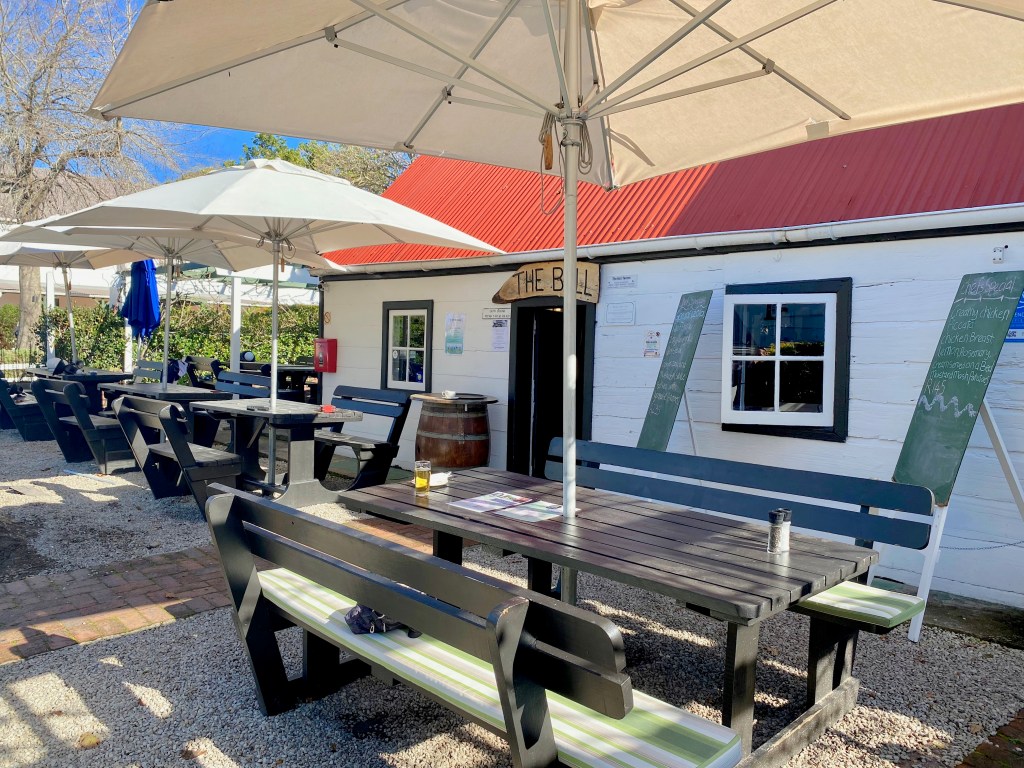 Knysna's smallest pub, The Bell Tavern, has plenty of outdoor seating