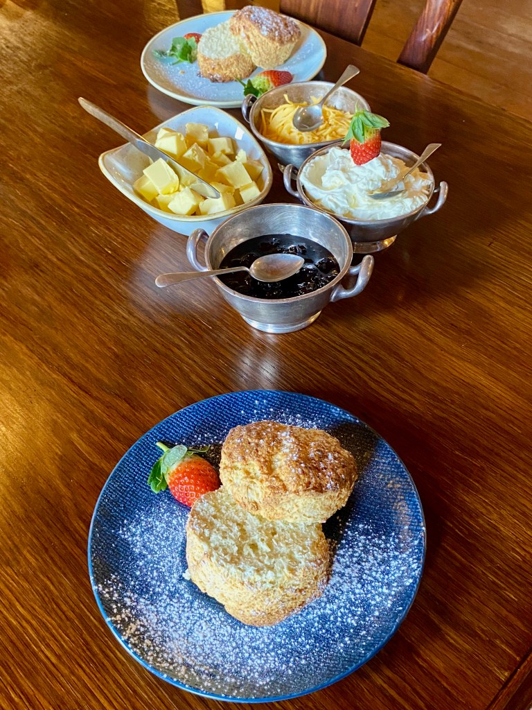 Cream scones served at Portland Manor every Wednesday