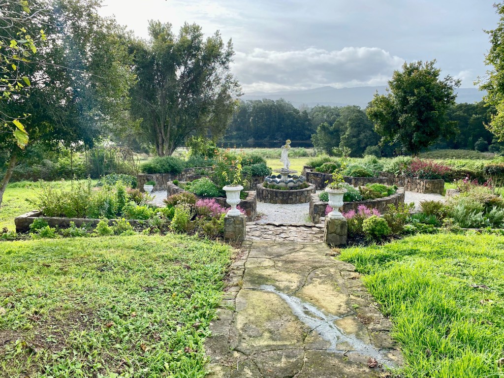 Beautifully tended gardens of the Manor House at Portland Manor