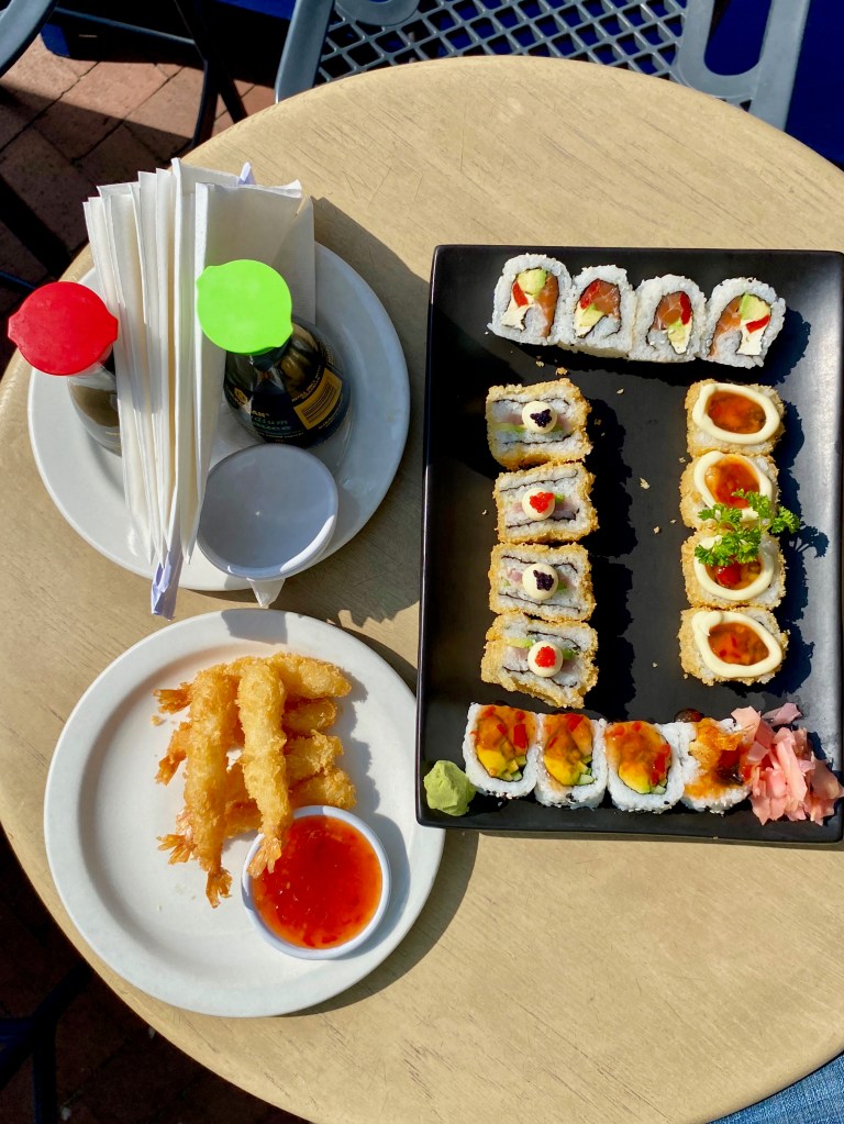 The best sushi at Dry Dock at the Waterfront in Knysna