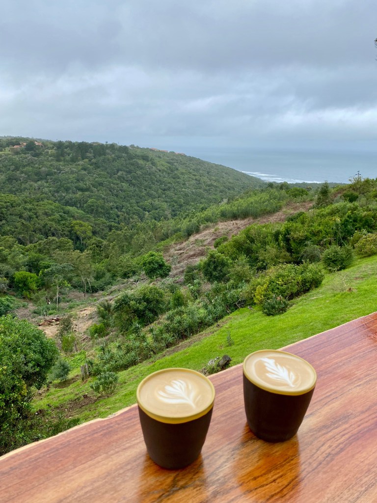 Hallo Coffee has the best views in Wilderness