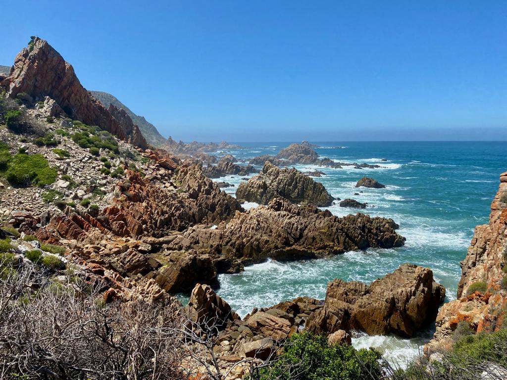 Amazing rock structure on the Kranshoek Coastal Trail