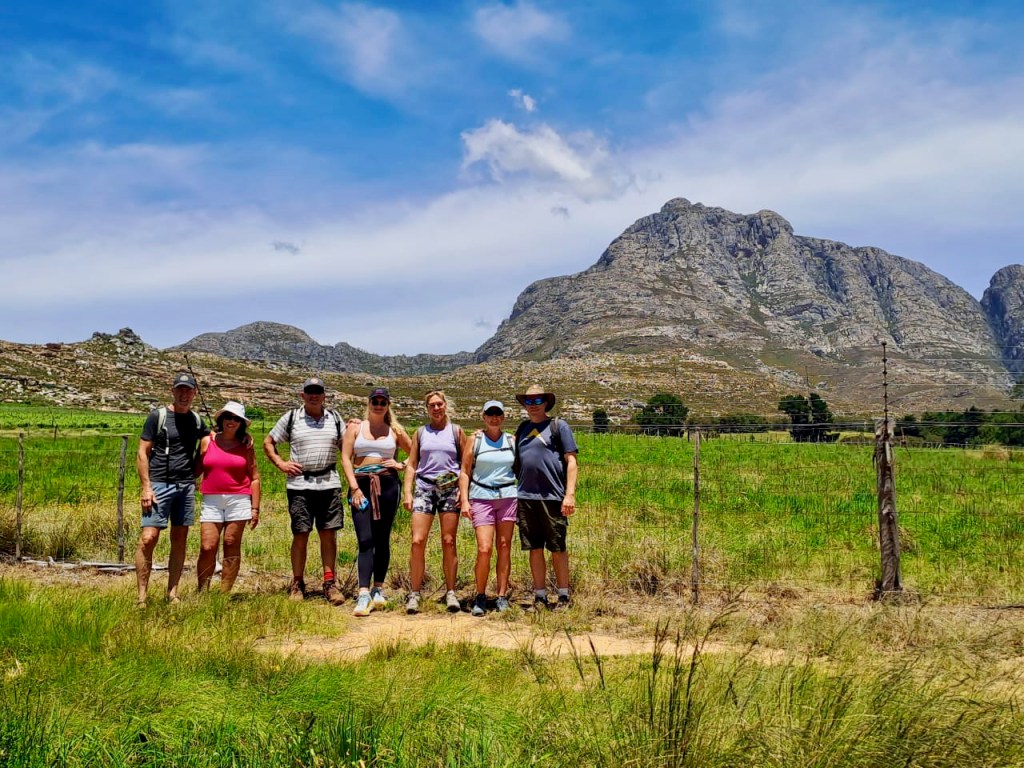 The last part of the hike with Wide Open Spaces