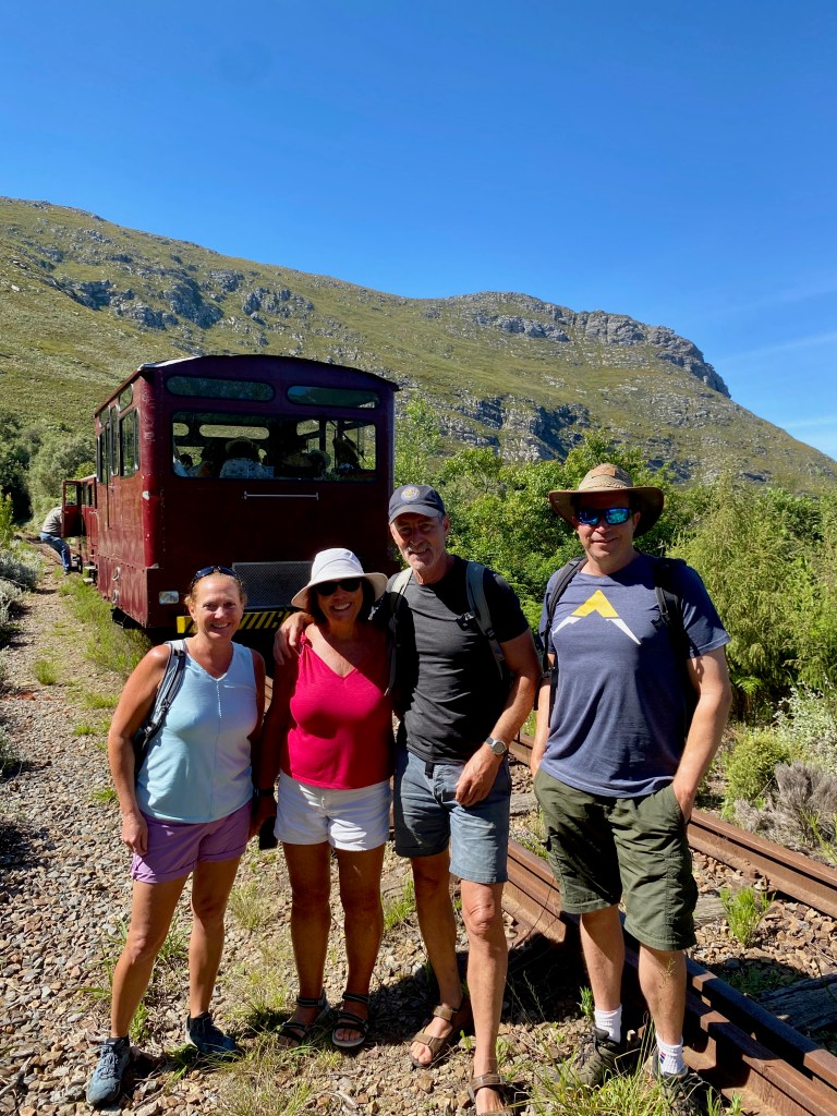 Adele, Ken, Bryan and Michelle next to the Powervan