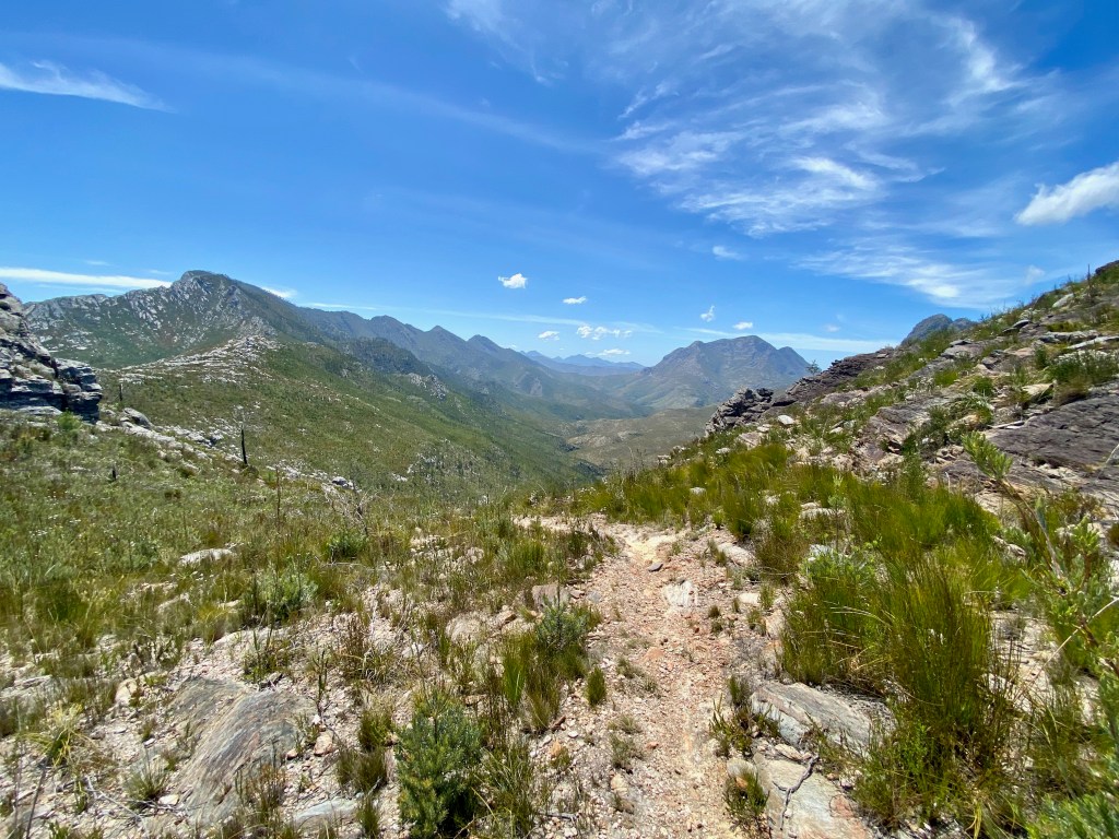 Breath-taking view across the Outeniqua Mountain Range