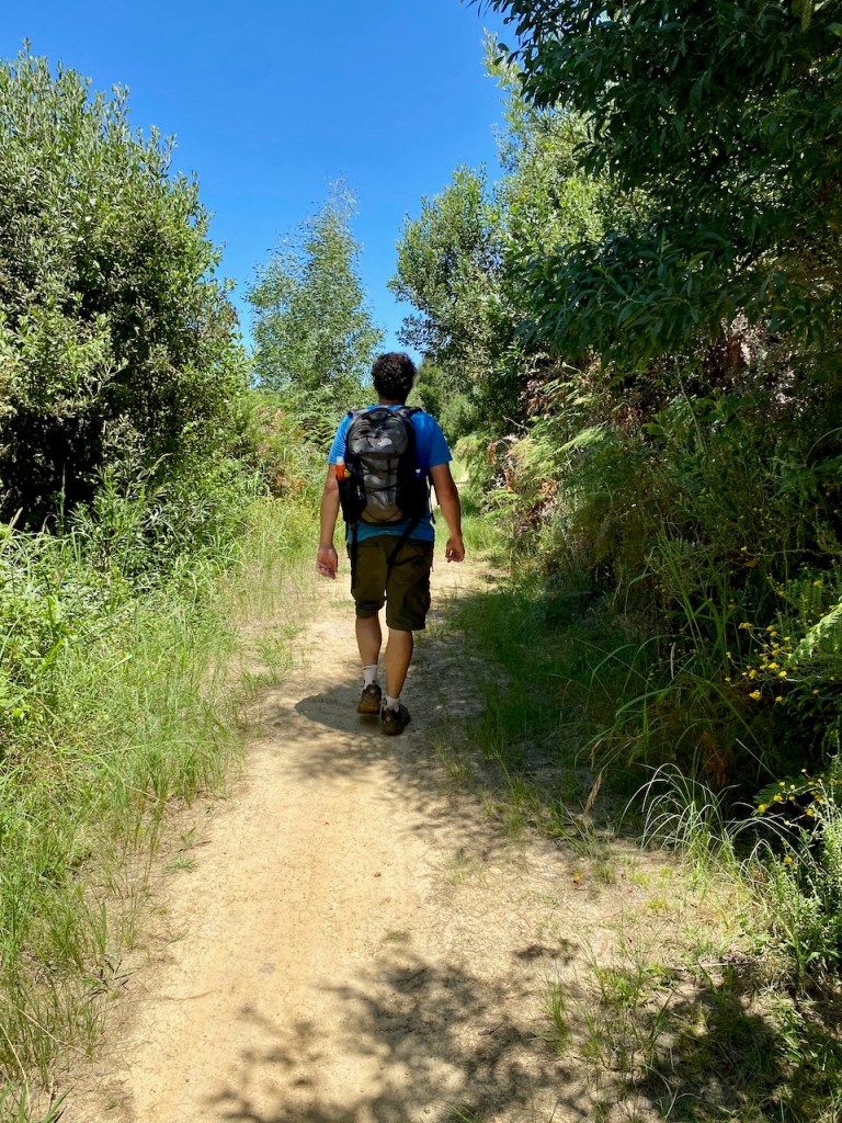 Bryan hiking Pepsi Pools Trail