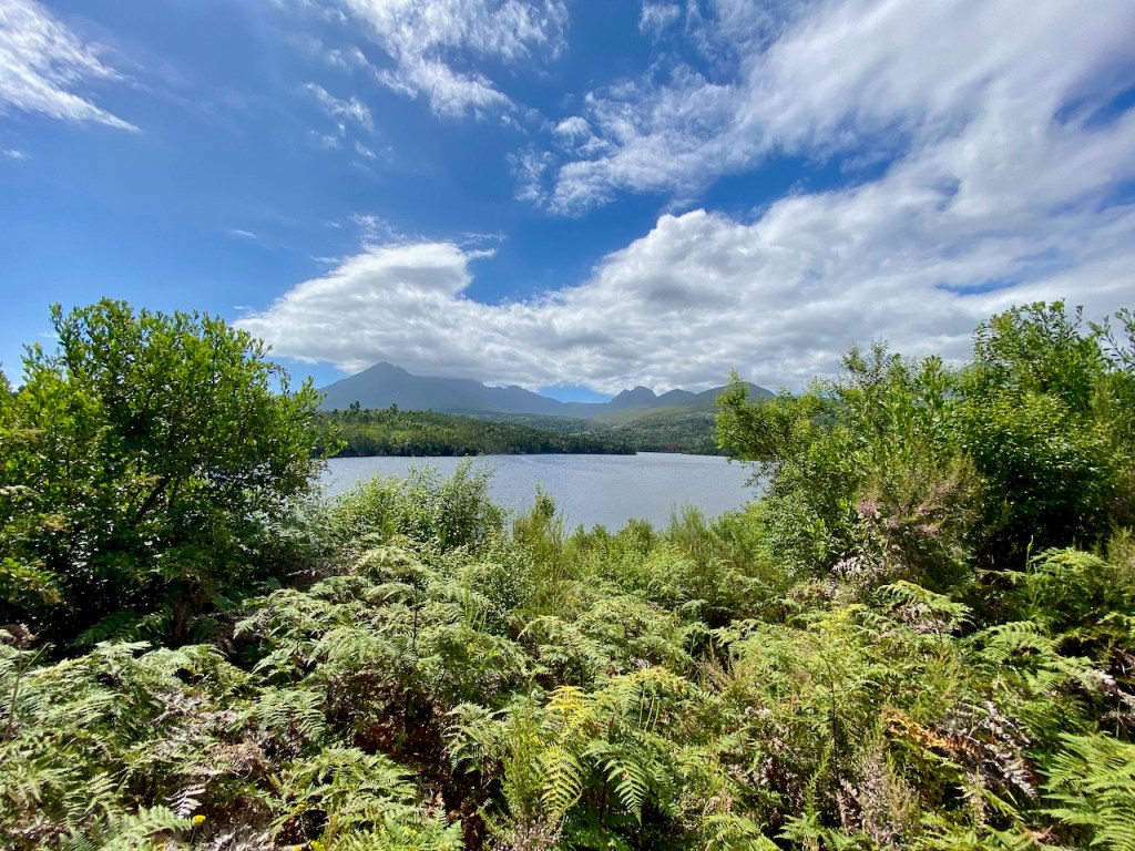 Views of the Outeniqua Mountains from the Garden Route Dam