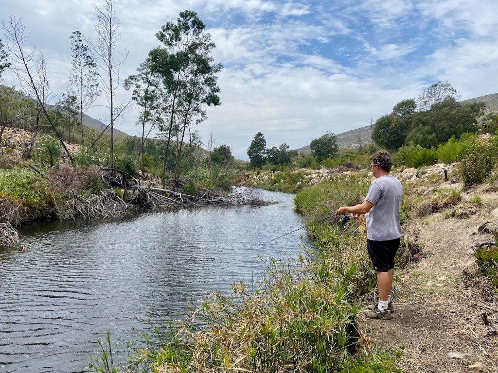 Bass fishing in the Klein Karoo
