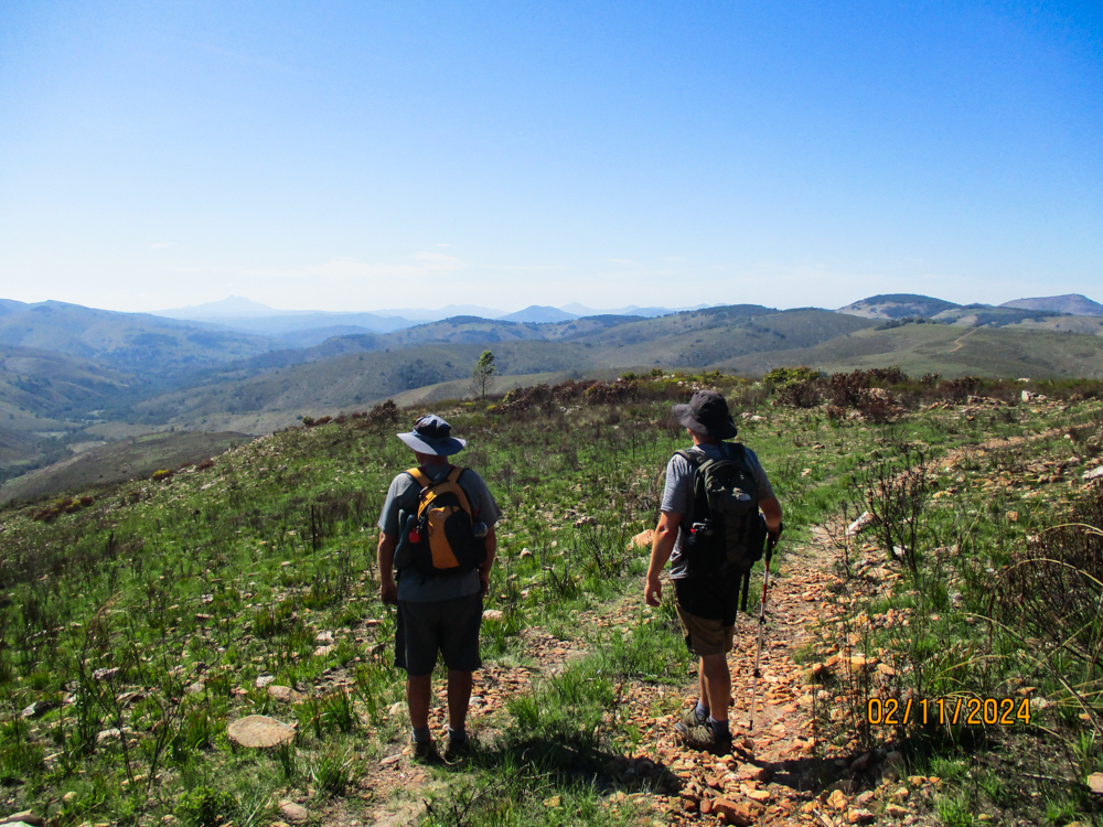 Bryan and David admiring the view
