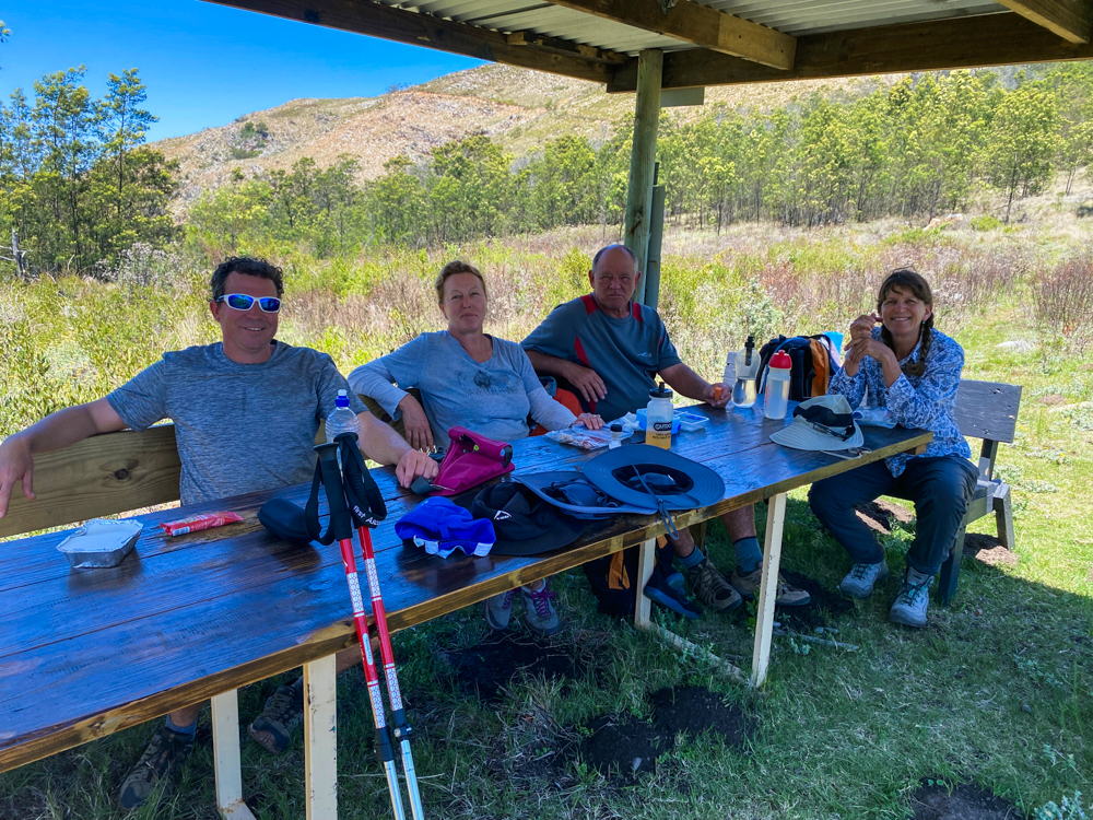 A well deserved lunch stop