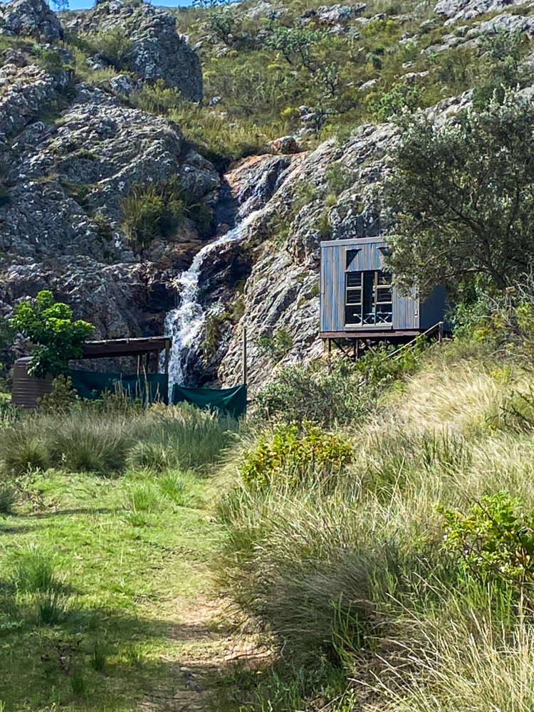 The waterfall in full flow